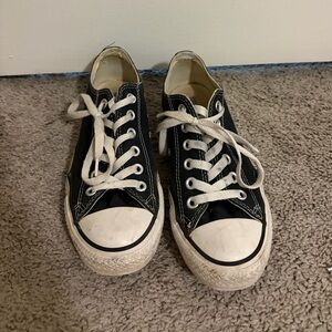 Well worn black converse